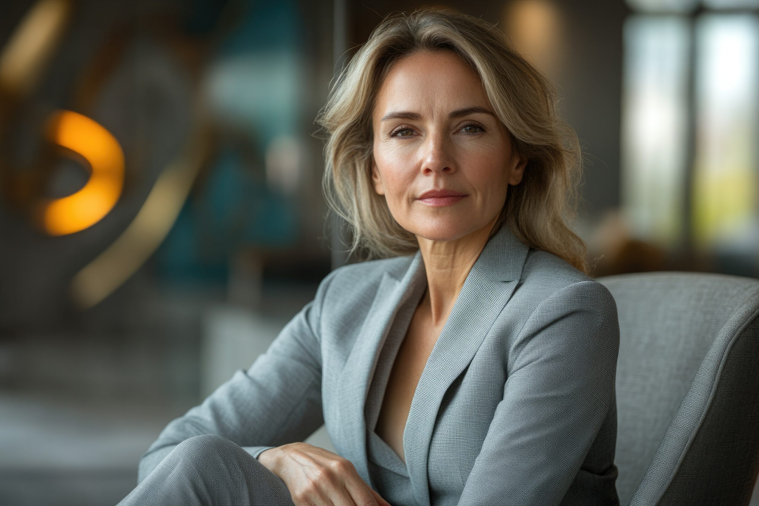 Mature, confident woman symbolising the power to stop self sabotaging